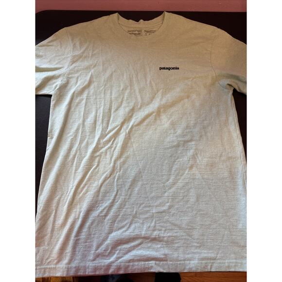 Patagonia Men's Regular Fit S/S Crewneck T-Shirt Green • Medium - Picture 3 of 5